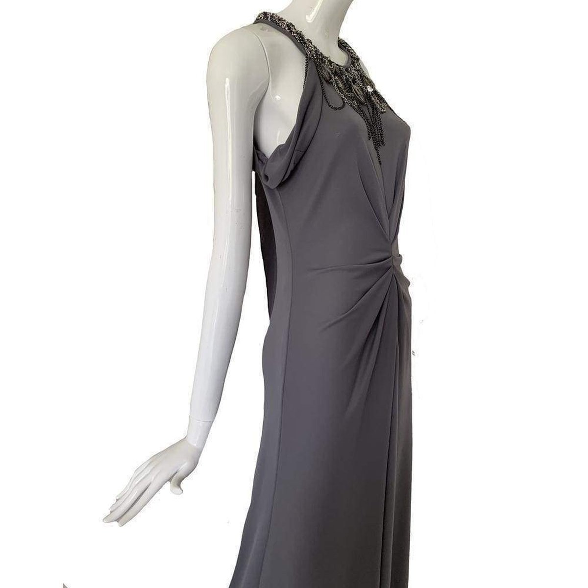 BCBGMAXAZRIA-Agate Maxenne Draped Gown Dress - Runway Catalog