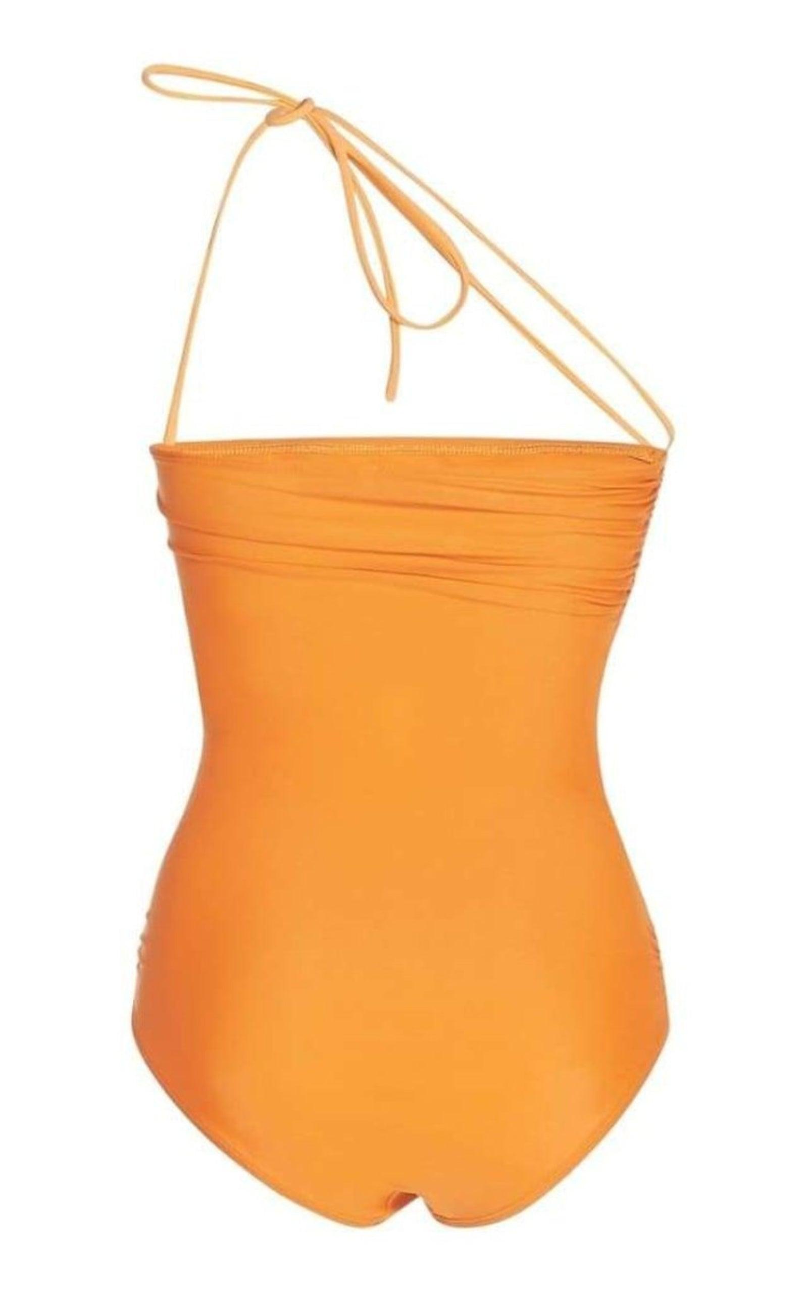  JacquemusAlassio Light Orange Swimsuit - Runway Catalog