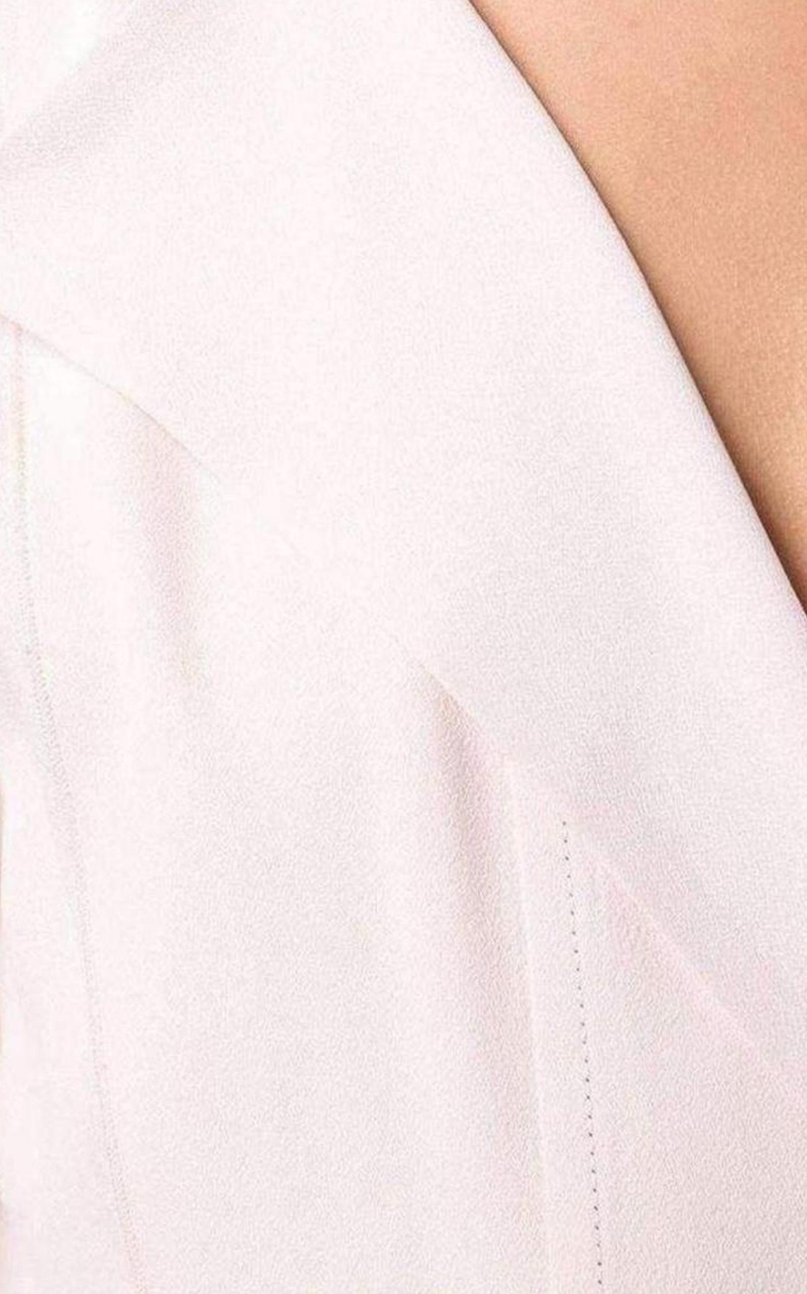  Nina RicciBelted Wrap Pink Silk Blend Dress - Runway Catalog