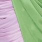  Fausto PuglisiBi-Color Silk Asymmetric Mini Skirt - Runway Catalog