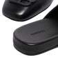 BalenciagaBlack BB Logo Leather Slipper Shoes - Runway Catalog