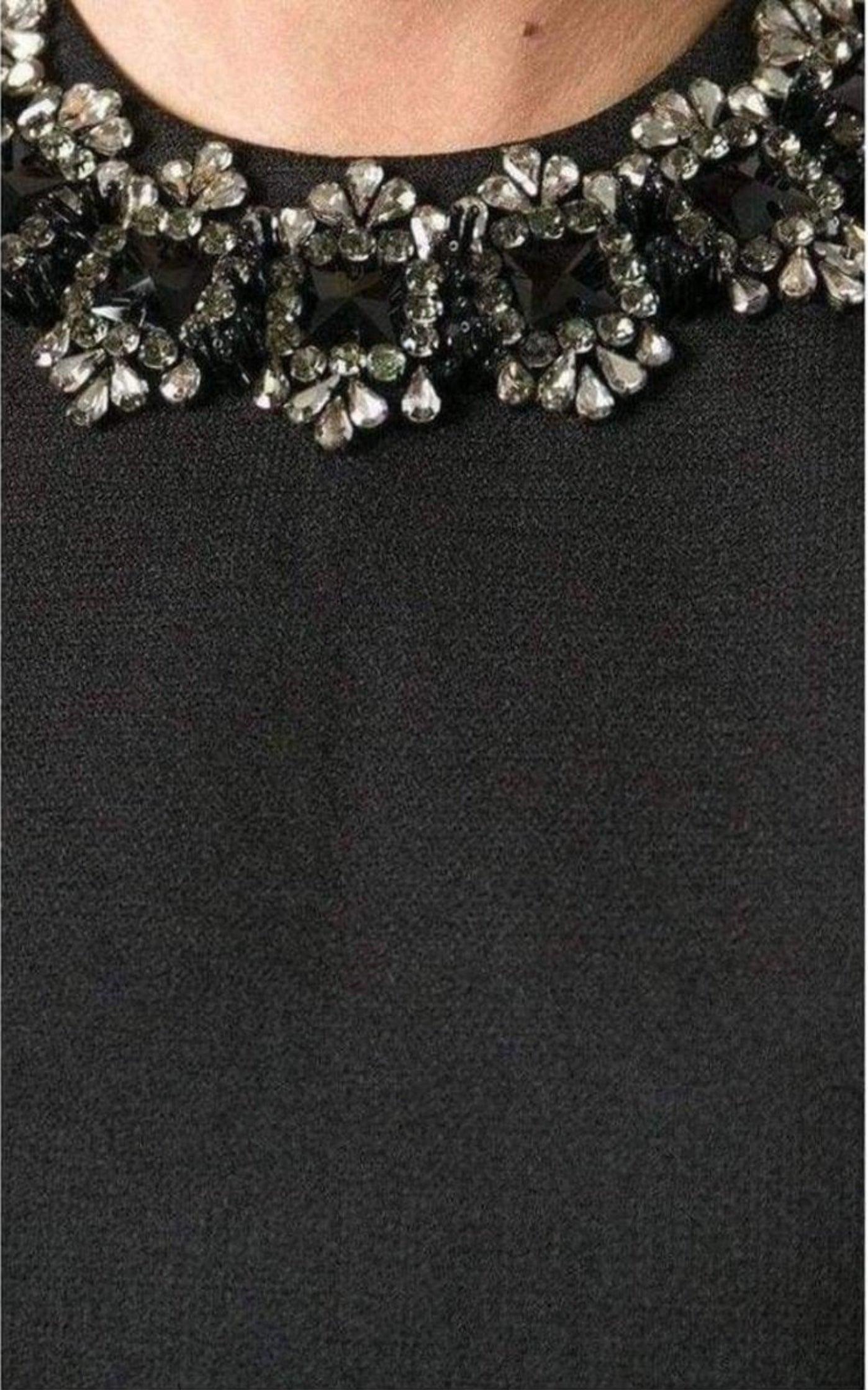  Dsquared2Black Jewel Embellished Mini Dress - Runway Catalog