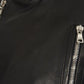  BalmainBlack Leather Biker Jacket - Runway Catalog