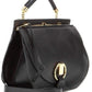  ChloeBlack Leather Goldie Shoulder Bag - Runway Catalog