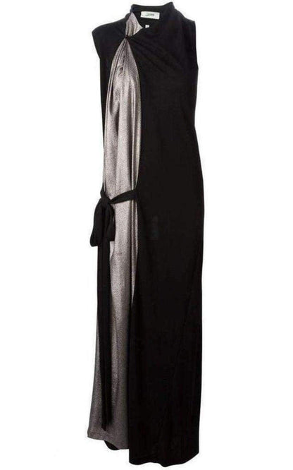  Jean Paul GaultierBlack Metallic Maxi Dress - Runway Catalog