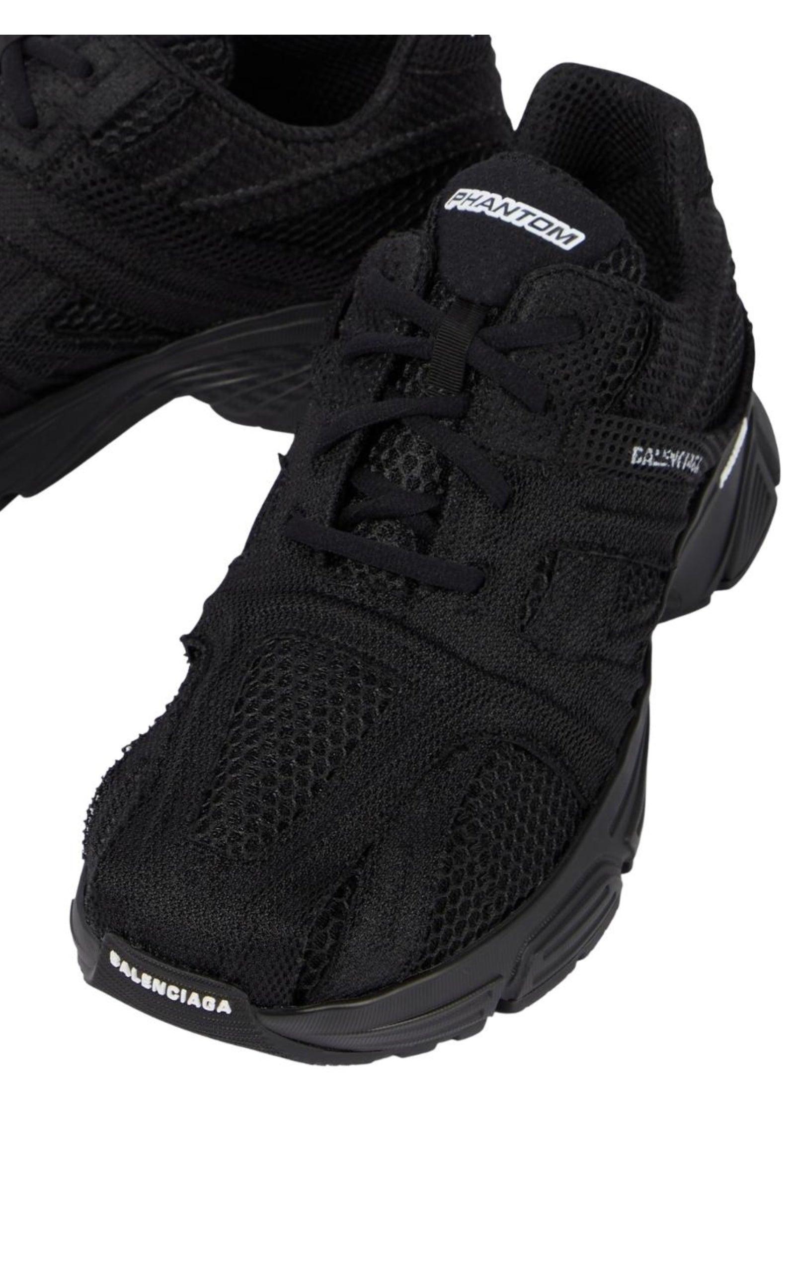  BalenciagaBlack Phantom Sneakers - Runway Catalog