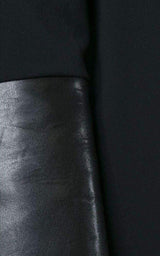  Anthony VaccarelloBlack Pinned Contrast Sleeve Blazer - Runway Catalog