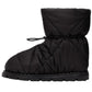  PradaBlack Quilted Nylon Drawstring Ankle Boots - Runway Catalog