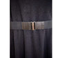 BCBGMAXAZRIA-Black Ruffle Cashmere Blend Dress - Runway Catalog