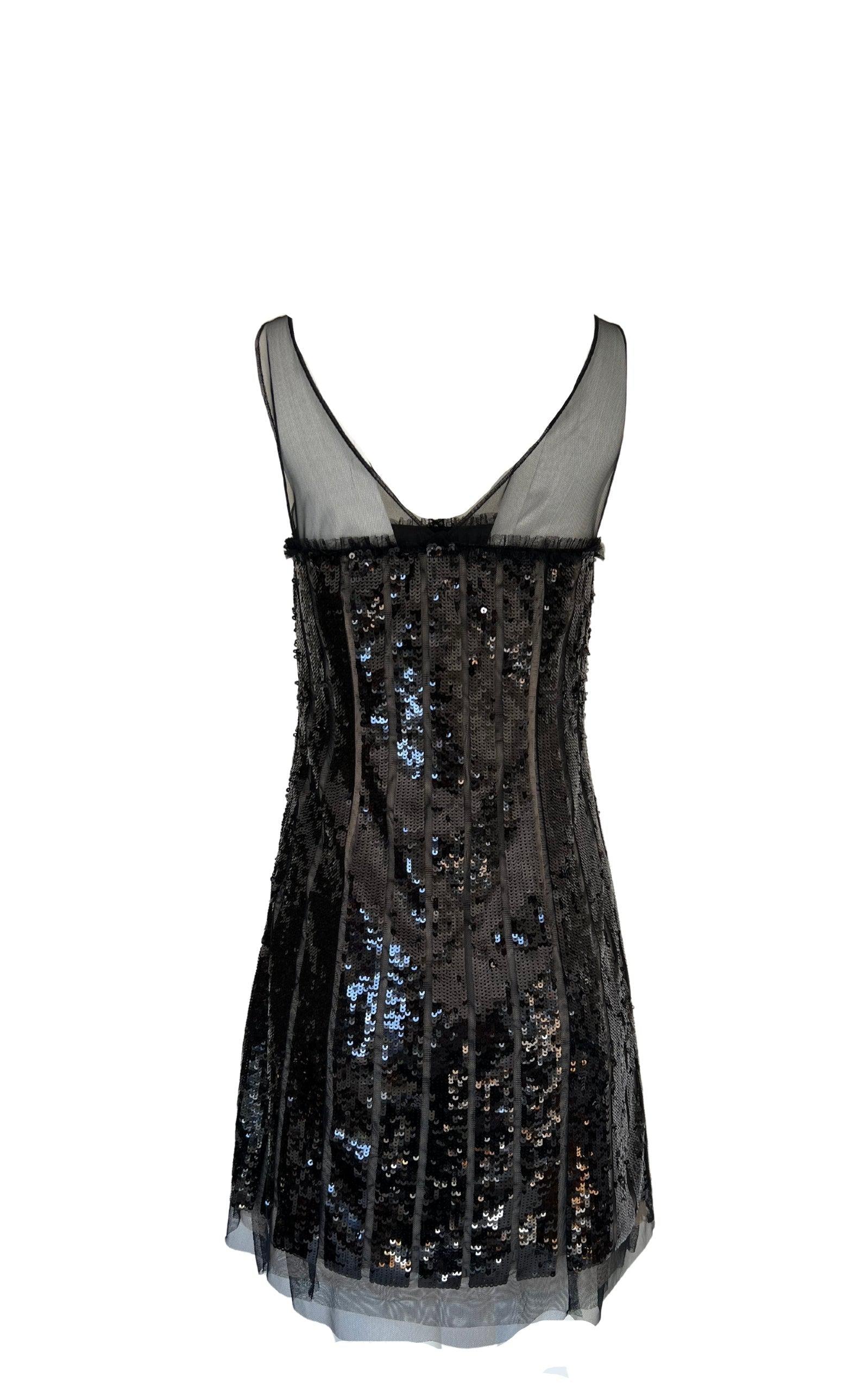  BCBGMAXAZRIACopy of Copy of Black Ruffle Cashmere Blend Dress - Runway Catalog