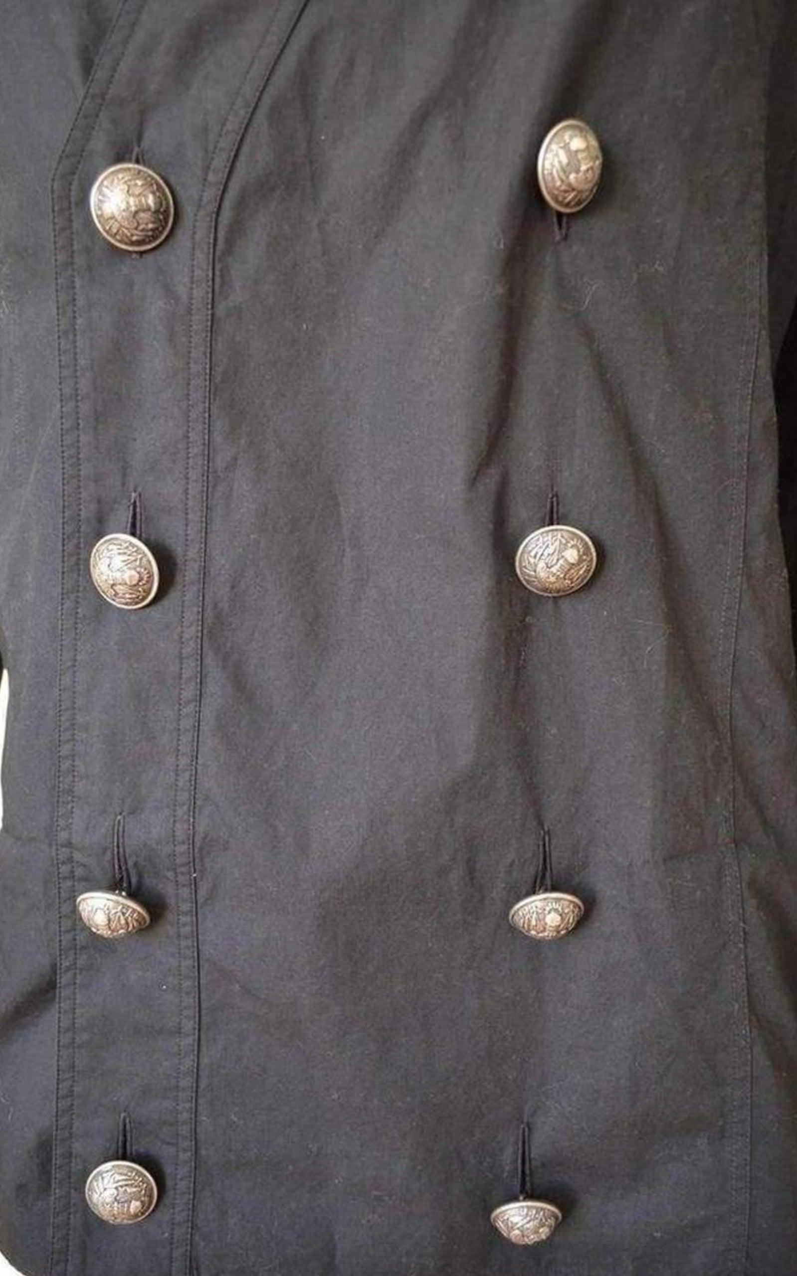  BalmainBlack Shirt Double-breasted Jacket - Runway Catalog