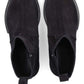  BalenciagaBlack Suede Ankle Boots - Runway Catalog