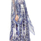  Dolce & GabbanaBlu Mediterraneo Painterly Chiffon Kimono Dress - Runway Catalog