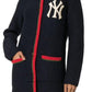  GucciBlue Cardigan With New York Yankees ™ Patch - Runway Catalog