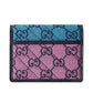  GucciBlue Gg Marmont Multicolor Wallet - Runway Catalog