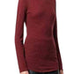  BalmainBurgundy Wool Knit Turtleneck Sweater - Runway Catalog