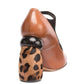 Dries Van NotenCamel Leopard Leather Mary Jane Shoes - Runway Catalog