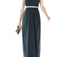  BCBGMAXAZRIACelestine Beaded Halter Gown Dress - Runway Catalog