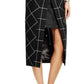  SacaiCotton Twill-Paneled Checked Wool Skirt - Runway Catalog