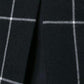  SacaiCotton Twill-Paneled Checked Wool Skirt - Runway Catalog