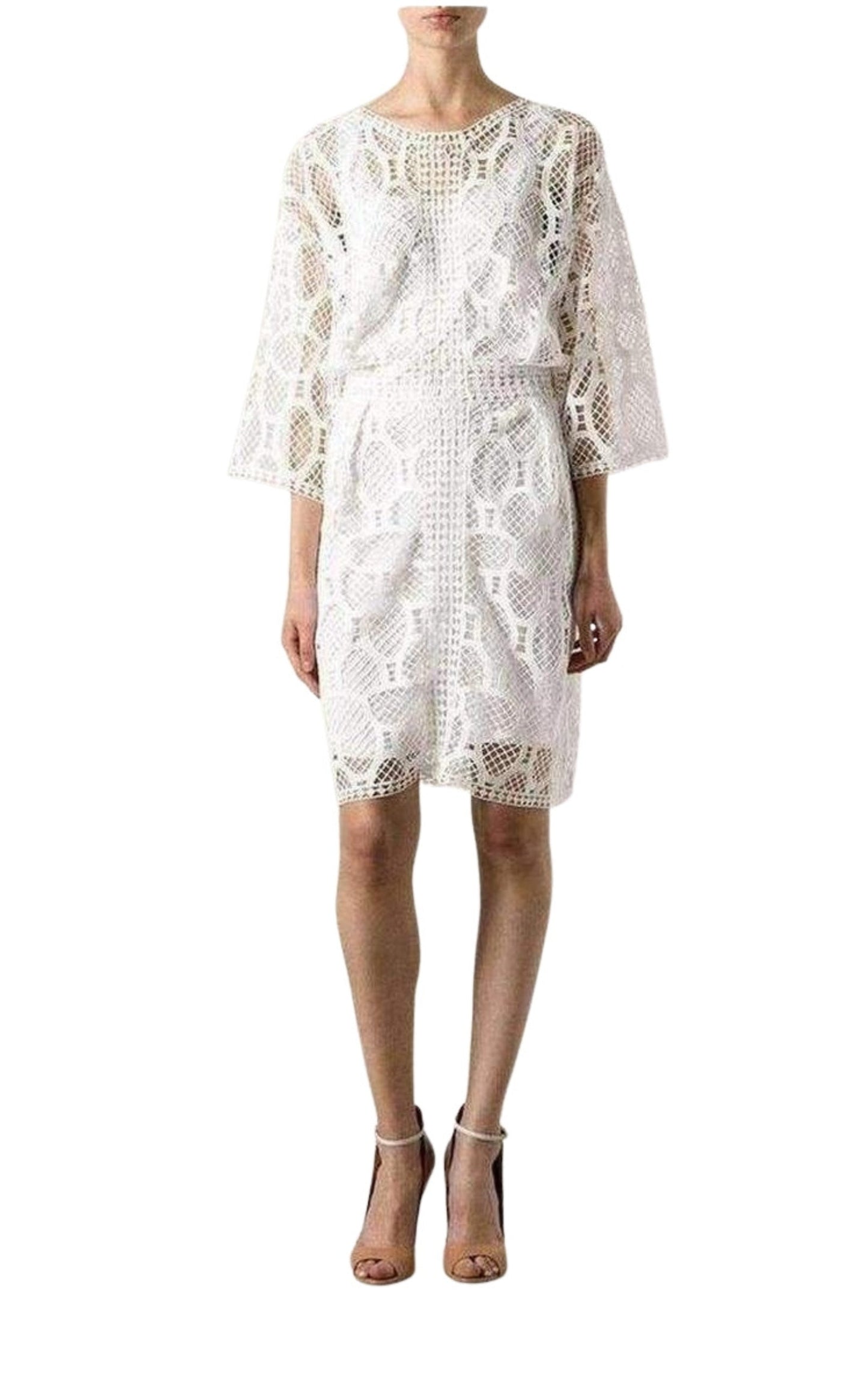  ChloeCrochet Lace Cotton Dress - Runway Catalog