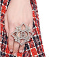  GucciCrystal Interlocking GG Flower Multi-finger Ring - Runway Catalog