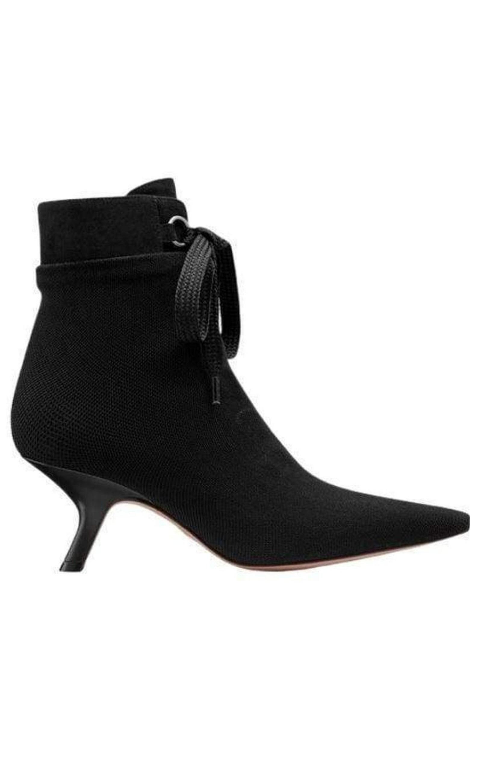  DiorD-Hide Stretch Mesh Ankle Boots - Runway Catalog