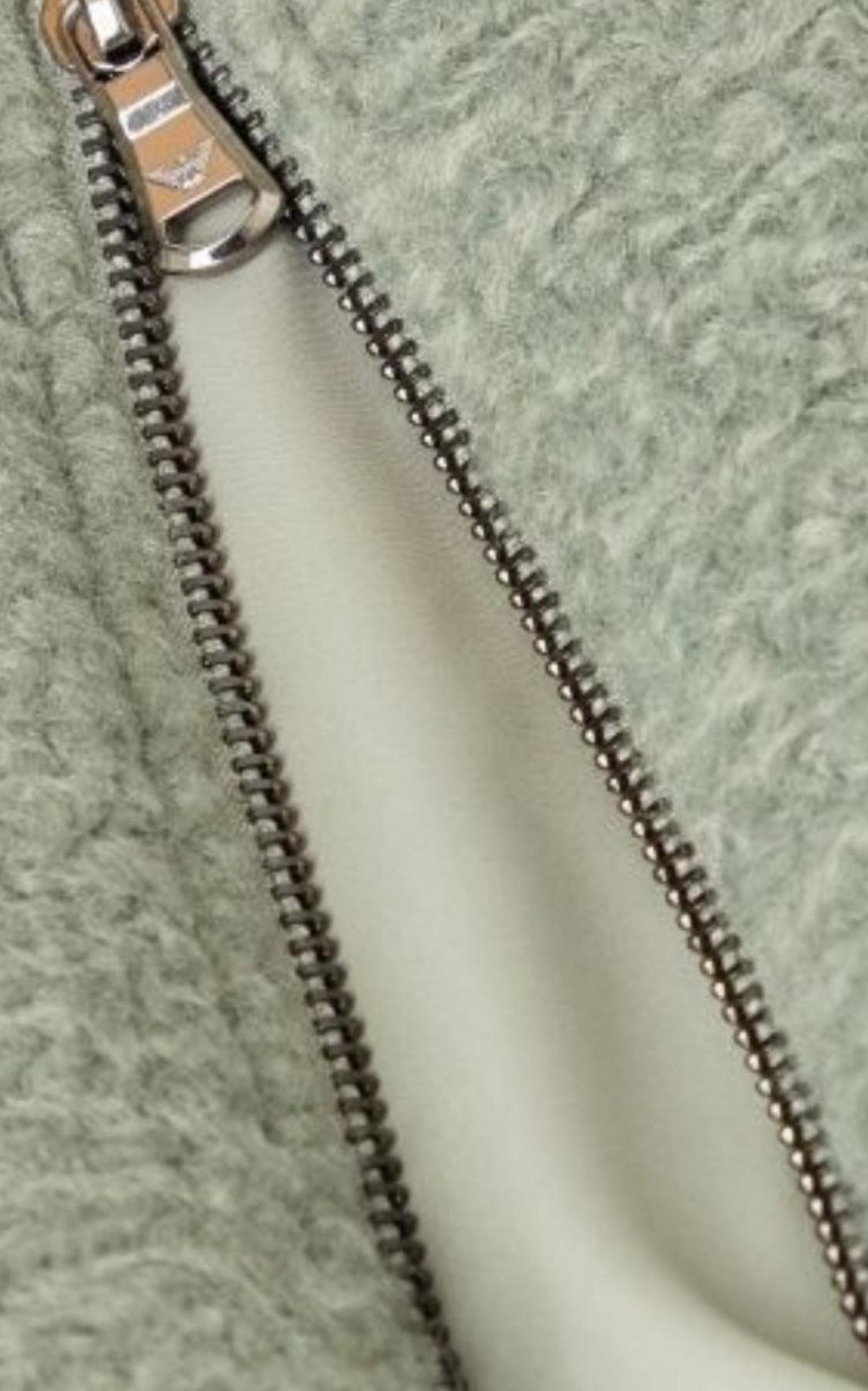  Emporio ArmaniDouble-breasted Celadon Green Coat - Runway Catalog