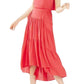  BCBGMAXAZRIADraped Peasant Skirt Dress - Runway Catalog