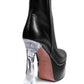  Amina MuaddiDua Glass Ankle Boots - Runway Catalog