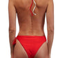  GucciEmbellished Colorblocked White & Red Swimsuit - Runway Catalog