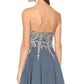  Marchesa NotteEmbroidered Floral Strapless Dress - Runway Catalog