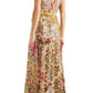  Red ValentinoEmbroidered Tulle Maxi Dress - Runway Catalog