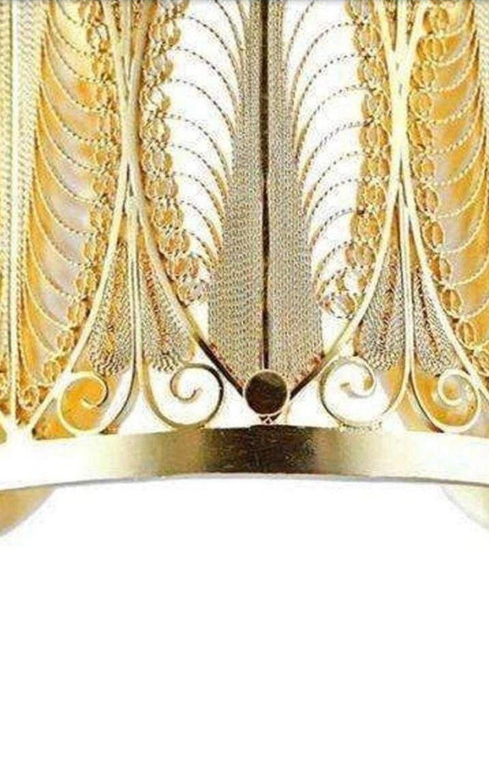  MallarinoFanny Sterling Silver And 24K Gold Vermeil Cuff Bracelet - Runway Catalog