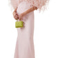  AliétteOff-The-Shoulder Gown with Feather Trim - Runway Catalog