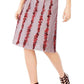  BCBGMAXAZRIAFloral Embroidered Midi Skirt - Runway Catalog