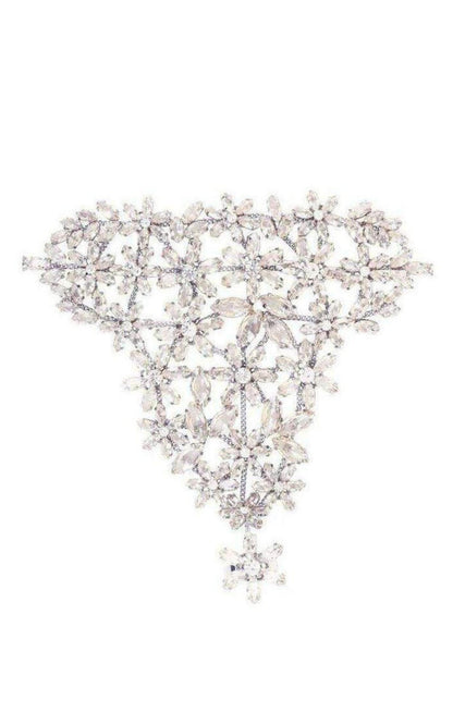 Floral Stone Hand Chain Bracelet