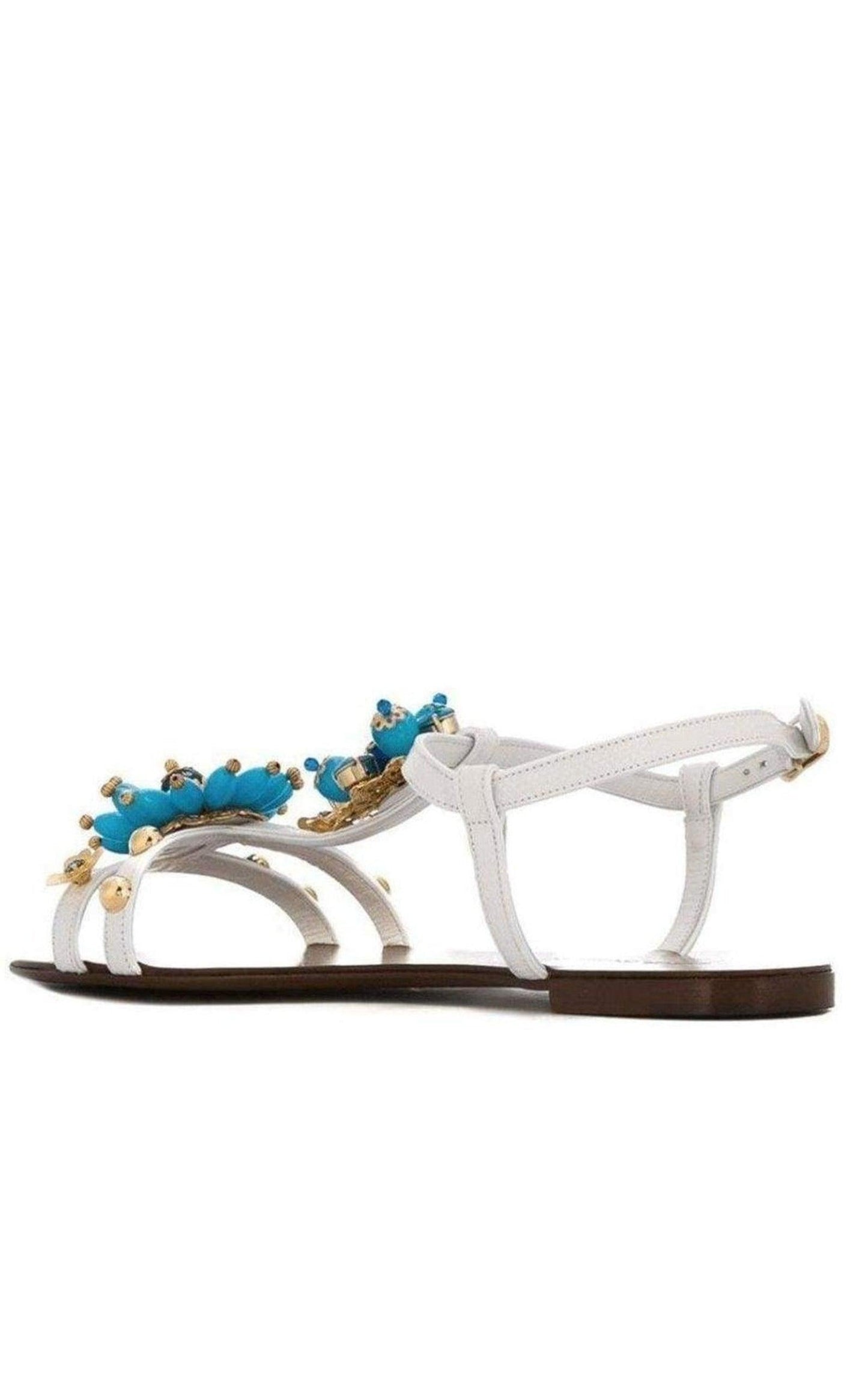  Dolce & GabbanaFlower Embellished Sandals - Runway Catalog