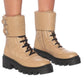  GucciFrances Leather Combat Boots - Runway Catalog