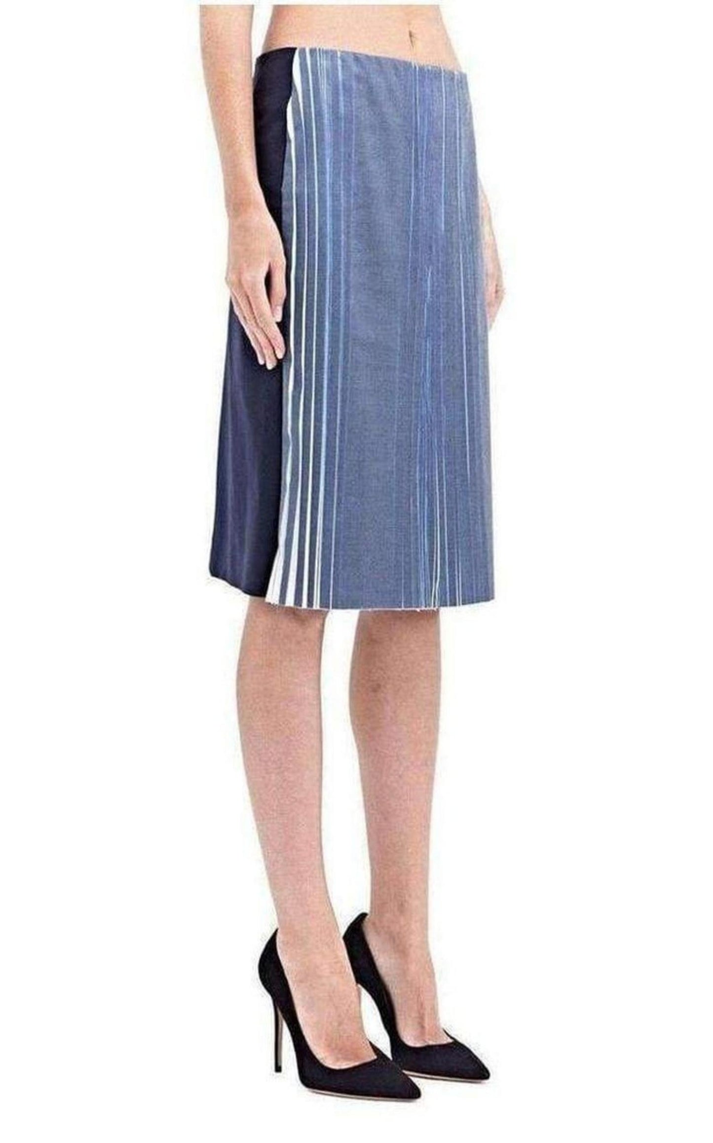  Gabriele ColangeloGabriele Colangelo Pleated Cotton Skirt - Runway Catalog