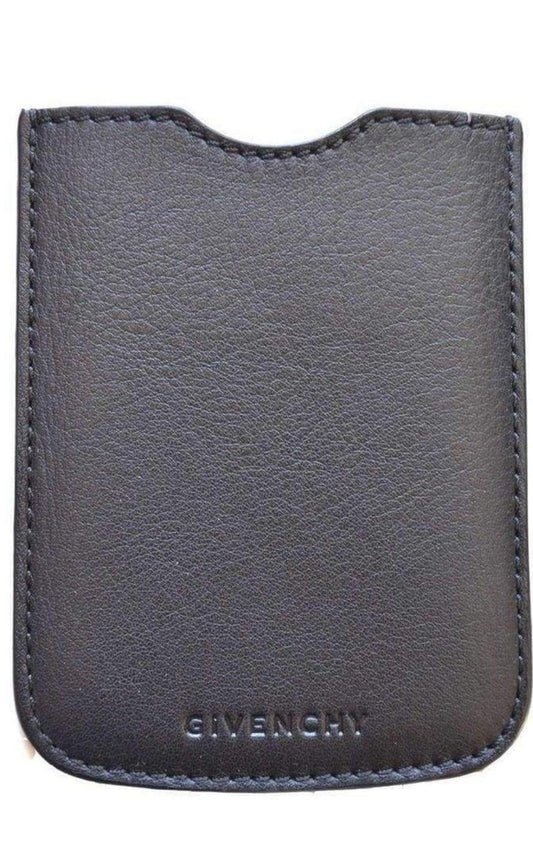 Givenchy Black Leather Phone or Credit Card Case