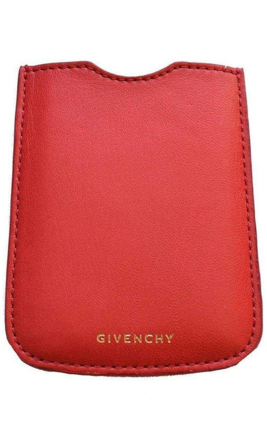 Givenchy Red Leather Phone or Credit Card Case