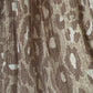 Gold Leopard Print Silk Gown Dress