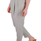  HerosGrey Silk-linen blend Pleated Pants - Runway Catalog