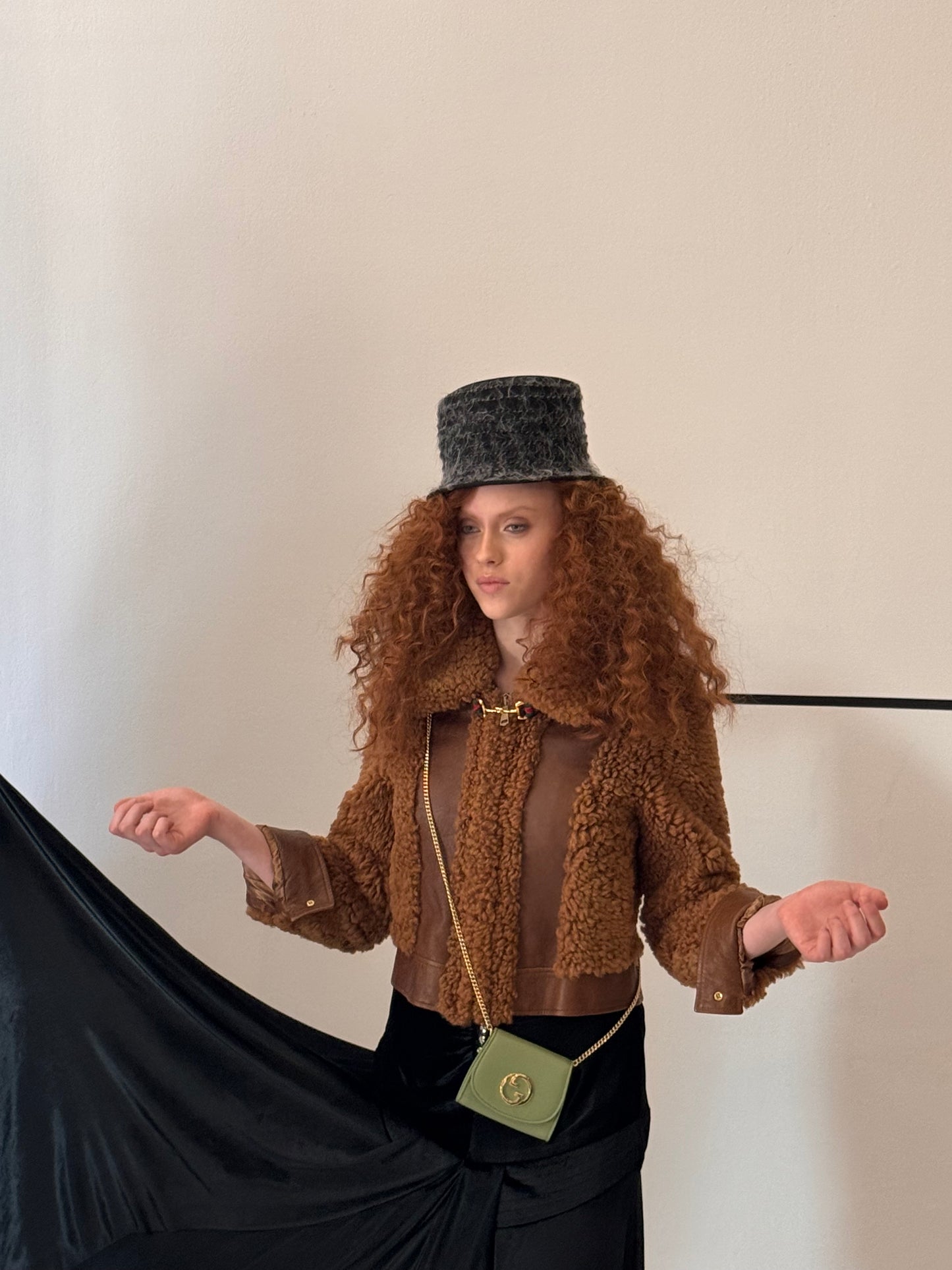 Blondie Medium Chain Wallet in Green