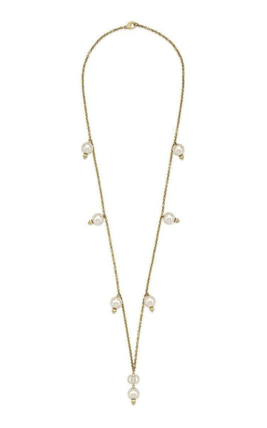  GucciInterlocking G Pearls Pendant Necklace - Runway Catalog