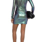  Alexandre VauthierIridescent Mini Ruched Dress - Runway Catalog