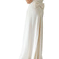  ValentinoIvory Bow-Back Strapless Silk Gown - Runway Catalog