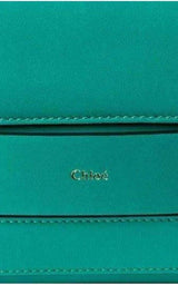  ChloeJade Green Leather Clutch - Runway Catalog