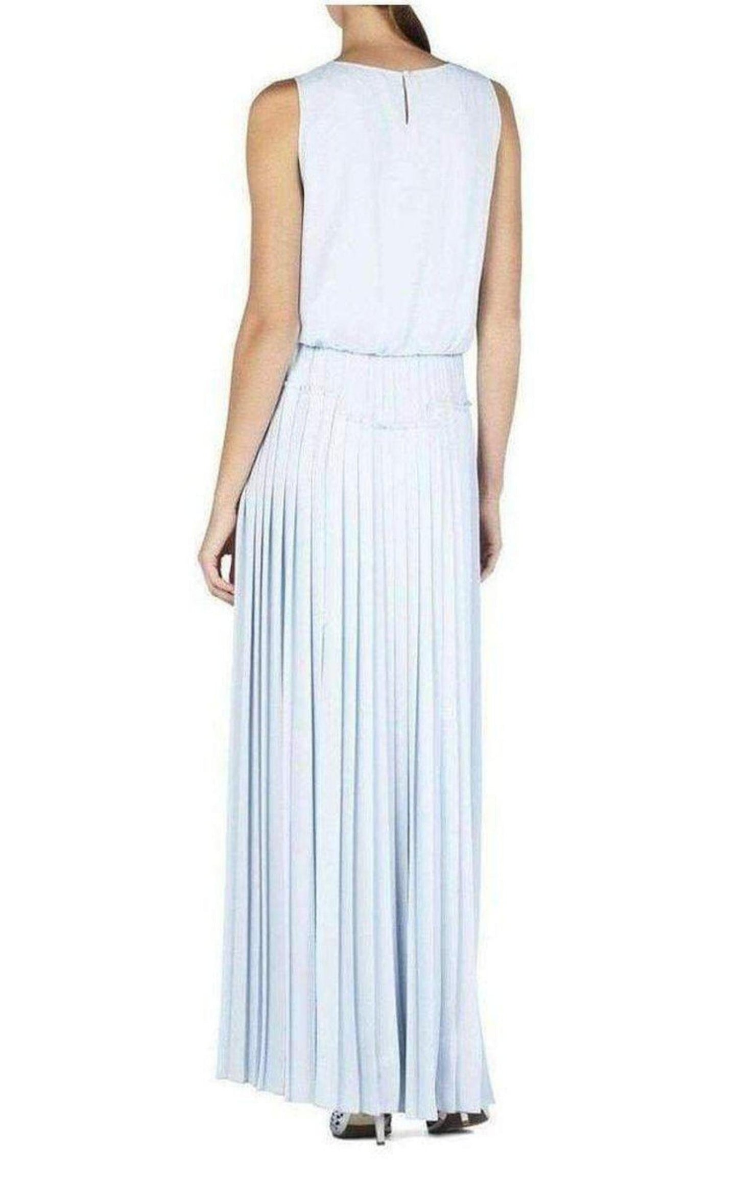  BCBGMAXAZRIAJenine High Split Pleated Skirt Maxi Dress - Runway Catalog